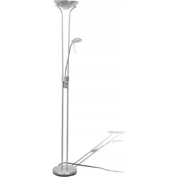 Stojací lampa Stojací lampa VidaXL s integrovaným LED zdrojem 23 W šedá