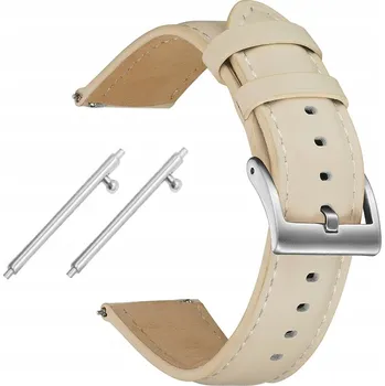 Řemínek na hodinky Elegantní Kožený Řemínek Samsung GALAXY WATCH 4 5 ACTIVE 2 40/42/44/46/45