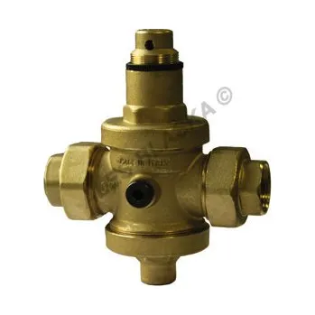 Instalatérský materiál MALGORANI - Itálie | Redukční ventil pístový se šroubením vnitřní závit - regulátor tlaku (redukčák na vodu) - 3/4" 146