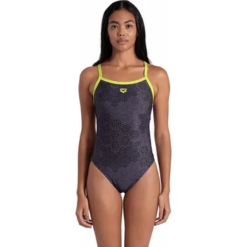 Dámské plavky Plavky Arena Anthrazit/ Gelb 414659 34