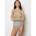 Plavky Marc O´Polo Creme/ Dunkelgrün 4077493 L