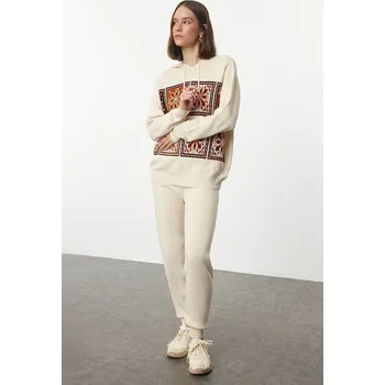 Dámská mikina Mikina trendyol Beige 7655726 L