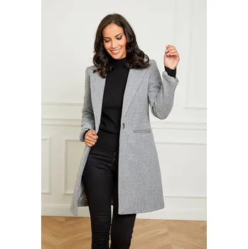 Dámská vesta Bunda L'armoire de Suzette Grau 520451 38
