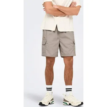 Pánské kraťasy Kraťasy ONLY & SONS Taupe 8882682 XXL