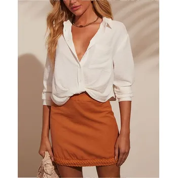 Dámská košile Košile Milan Kiss Weiß 7067930 L