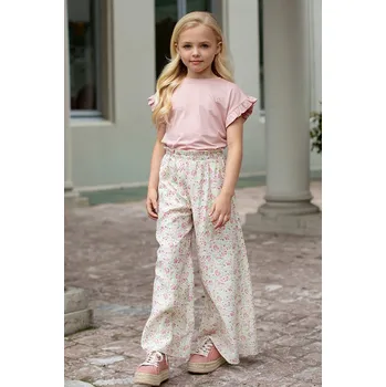 Dívčí džíny Like Flo Creme/ Rosa 5391440 110