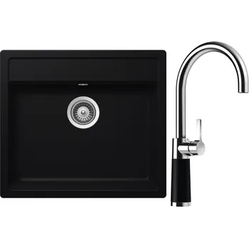 Kuchyňský dřez Set Schock S9-6 (dřez Mono N-100 Puro + baterie SC-520 Puro)