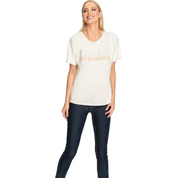 Dámské tričko Tričko Heine Creme 7095510 40