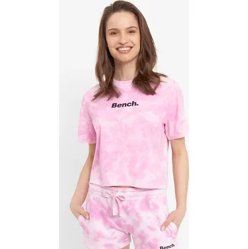 Dámské oblečení Tričko Bench Pink/ Weiß 3116045 44