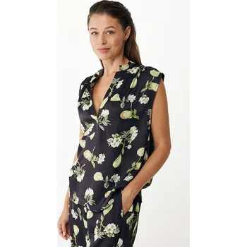 Dámské tričko Mexx Schwarz/ Gelb 814664 40