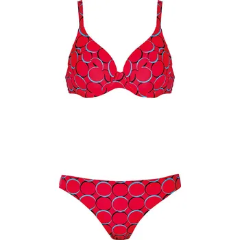 Dámské oblečení Plavky Naturana Rot 184162 36E-Cup