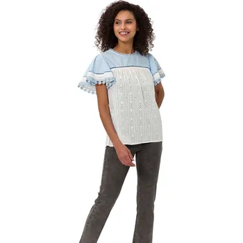 Dámské tričko Heine Hellblau/ Weiß 5527816 44