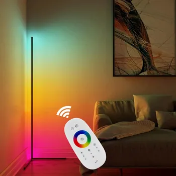 Stojací lampa BOT Nordic stojací LED lampa N1 140 cm RGB Barva: Černá