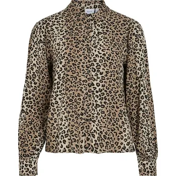 Košile Vila Beige 3690590 34