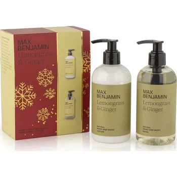 Sprchový gel MAX BENJAMIN Lemongrass and Ginger duo set mýdlo a mléko na ruce a tělo