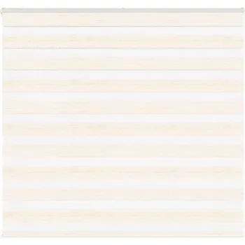 Stavebniny vidaXL Zebra roleta 155x100 cm šířka látky 150,9 cm polyester [4014220] Barva: Mramorově béžová