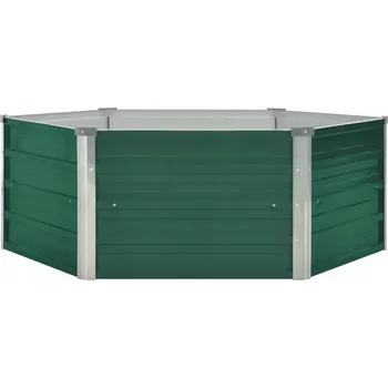 Květináč Květináč pro vyvýšený záhon, 129x129x46 cm, ocel