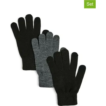 Rukavice Rukavice Pieces Schwarz/ Grau 4423186 onesize