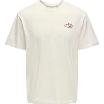 Tričko ONLY & SONS Creme 2109138 S