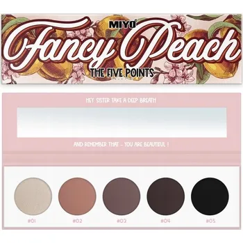 Oční stíny Paletka očních stínů Miyo Lisované, mix povrchů