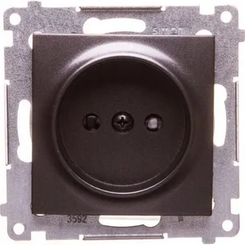vypínač a zásuvka Elektrická Zásuvka Simon 54 šedá
