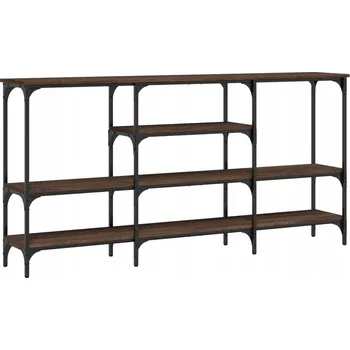 Konferenční stolek Konzolový stolek, hnědý dub, 160x29x80 cm