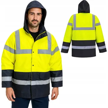 pracovní bunda Zimní zateplená reflexní bunda Portwest žlutá BOZP velikost L