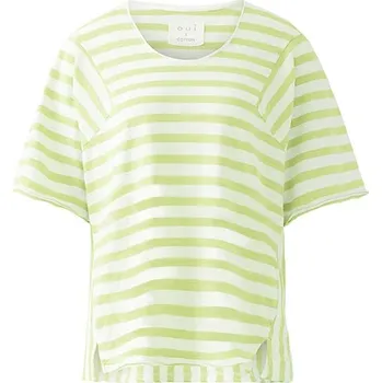 Dámské tričko Tričko Oui Hellgrün/ Weiß 4297562 34