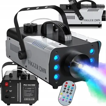 Osvětlovací technika Výrobník mlhy Bedee VÝROBNÍK MLHY + LED EFEKT 1 l 1200 W