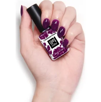 Lak na nehty LONDONTOWN Gel Color Portobello Plum gelový lak na nehty