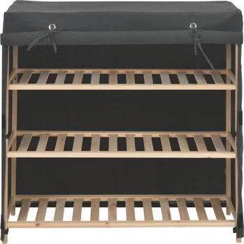 Botník VidaXL Botník 79 x 80 x 40 cm, odstíny šedé