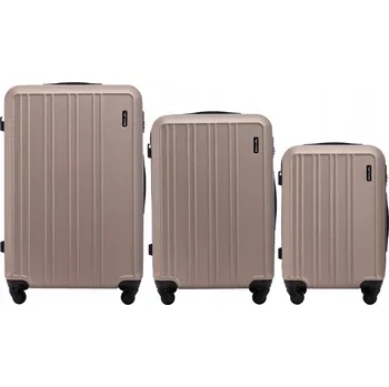 Wings Sada pevných kufrů ABS Harrier 198 l