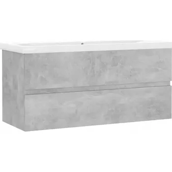 Komoda Toaletní Stolek VidaXL odstíny šedé matné 100 x 45 x 38,5 cm