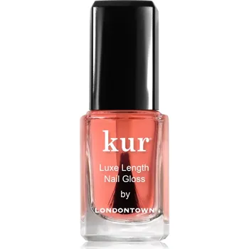 Lak na nehty LONDONTOWN kur Luxe Length Nail Gloss Péče pro růst nehtů a base coat