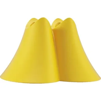 Náhradní hlavice k elektrickému kartáčku PROMIS Duo stojánek na zubní kartáčky z bio plastu žlutý