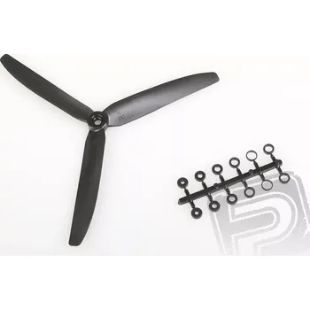 RC náhradní díl Vrtule GWS HD 9x5 černá 3-listá