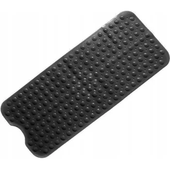 Protiskluzová podložka Protiskluzová koupelnová podložka do vany 100x40 cm černá s přísavkami