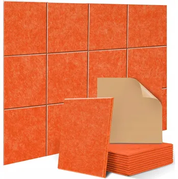 akustická pěna AKUSTICKÉ PANELY ORANŽOVÉ 30X30X1 SAMOLEPICÍ ODHLUČNĚNÍ IZOLACE