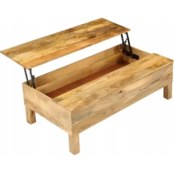 Konferenční stolek Konferenční stolek VidaXL obdélníkový 55 x 110 x 35 cm, odstíny růžové