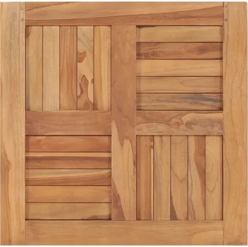 Konferenční stolek Čtvercový stolek VidaXL, 60 x 2,5 x 60 cm, teak