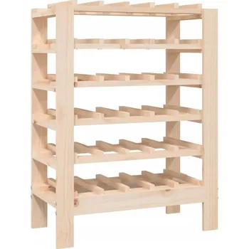 Stojan na víno VidaXL Stojan na víno, 61,5x30x82 cm, masivní dřevo