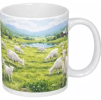 Hrnek s potiskem 330 ml kozy na pastvě CZ