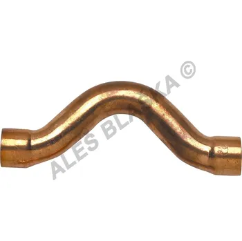 Fitinka CU 5085 Měděný pájecí obcházející oblouk (koleno) A x A (pro k pájení, letovací - měď) - 12 CU.5085