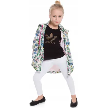 Dívčí legíny Dětské legíny dlouhé bavlněné elastické bílé kalhoty 158