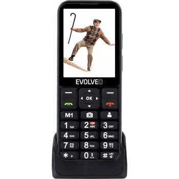 Mobilní telefon EVOLVEO EasyPhone LT, mobilní telefon pro seniory s nabíjecím stojánkem