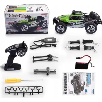 RC model auta Dálkově Ovládané Auto s Pohonem na Všechna Čtyři Kola, Ovladač a LED Světla