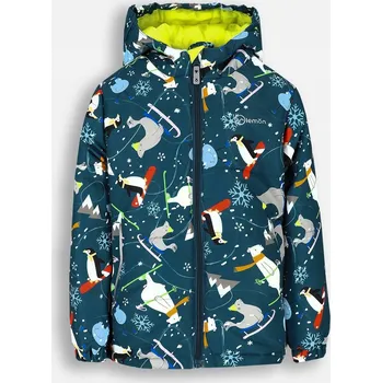 Chlapecká lyžařská bunda modrá Snowboardová bunda 110 Lemon Explore