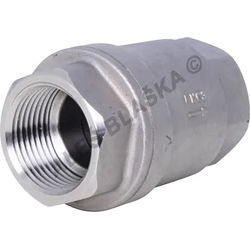 Ventil SFERACO - Francie | Nerezová zpětná klapka UNIVERZÁLNÍ s pružinkou, sedlo těsnění FKM, - NEREZ - INOX (zpětný ventil) - 1/4" N013FKM