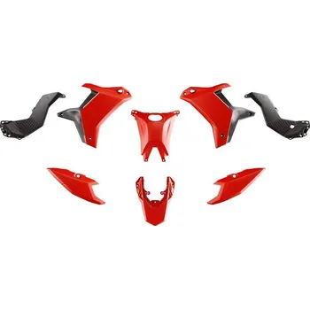 RACETECH (RTECH) 2025/12 kompletní sada plastů (bez předního blatníku) T7 YAMAHA TENERE 700 25-26 barva černá / červená (RACETECH (RTECH) 2025/12 kompletní sada plastů (bez předního blatníku) T7 YAMAHA TENERE 700 25-26 barva černá / červená)
