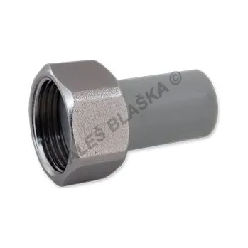 Vodovodní potrubí PPR přechodka na kov DG s převlečnou matkou vnitřní závit - 20x3/4" PPR6237
